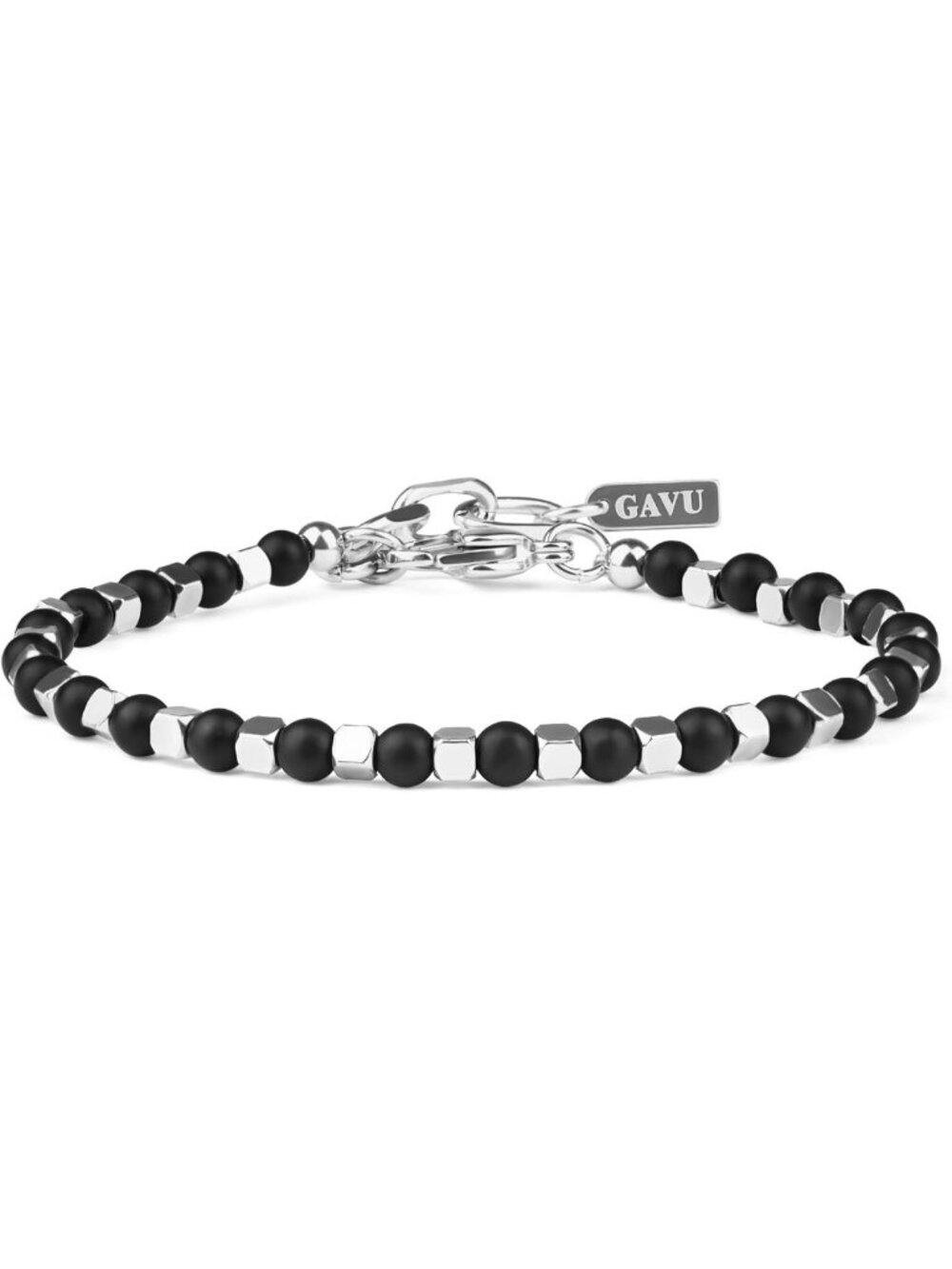 Stylish 4mm Italian Crystal Beaded Bracelet for Men - Fashion Accessory Gift